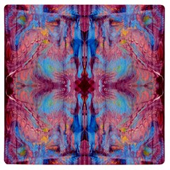 Burgundy Repeats Uv Print Square Tile Coaster 