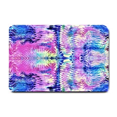 Waves Repeats V Small Doormat  by kaleidomarblingart