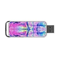 Waves Repeats V Portable Usb Flash (two Sides) by kaleidomarblingart