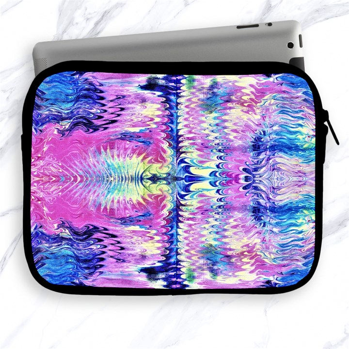 Waves Repeats V Apple iPad 2/3/4 Zipper Cases