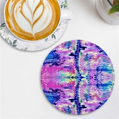 Waves Repeats V Uv Print Round Tile Coaster