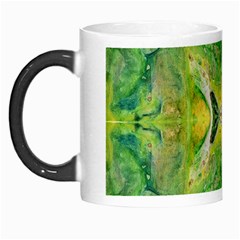 Green Repeats Morph Mugs by kaleidomarblingart