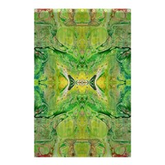 Green Repeats Shower Curtain 48  X 72  (small) 