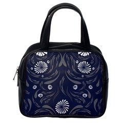 Folk Flowers Print Floral Pattern Ethnic Art Classic Handbag (one Side) by Eskimos