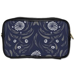 Folk Flowers Print Floral Pattern Ethnic Art Toiletries Bag (one Side) by Eskimos