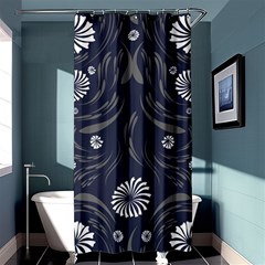 Folk Flowers Print Floral Pattern Ethnic Art Shower Curtain 36  X 72  (stall)  by Eskimos