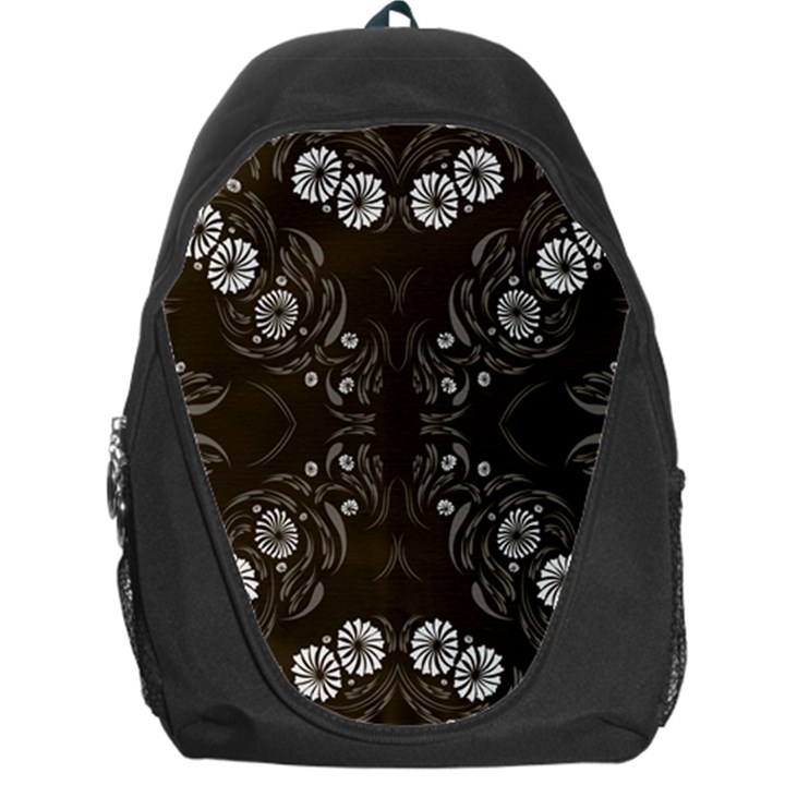 Folk flowers print Floral pattern Ethnic art Backpack Bag