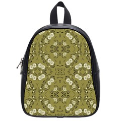 Folk Flowers Print Floral Pattern Ethnic Art School Bag (small) by Eskimos