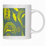 Folk flowers print Floral pattern Ethnic art White Mugs Right