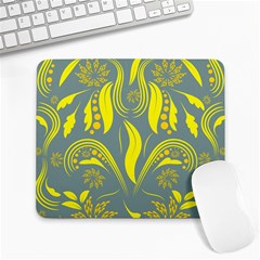 Folk Flowers Print Floral Pattern Ethnic Art Large Mousepads by Eskimos