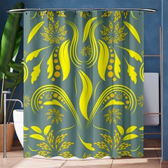 Folk Flowers Print Floral Pattern Ethnic Art Shower Curtain 60  X 72  (medium)  by Eskimos