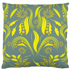 Folk Flowers Print Floral Pattern Ethnic Art Standard Flano Cushion Case (two Sides) by Eskimos