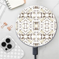 Folk Flowers Print Floral Pattern Ethnic Art Wireless Charger