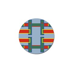 Abstract Pattern Geometric Backgrounds   Golf Ball Marker by Eskimos