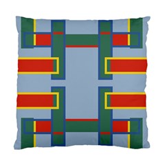 Abstract Pattern Geometric Backgrounds   Standard Cushion Case (two Sides) by Eskimos