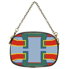 Abstract Pattern Geometric Backgrounds   Chain Purse (two Sides) by Eskimos