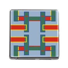 Abstract Pattern Geometric Backgrounds   Memory Card Reader (square 5 Slot) by Eskimos