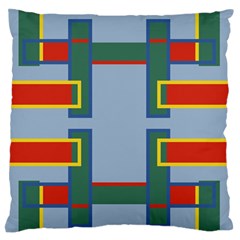 Abstract Pattern Geometric Backgrounds   Standard Flano Cushion Case (two Sides) by Eskimos