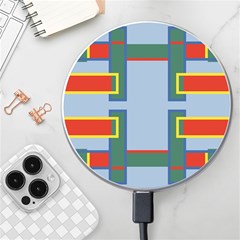 Abstract Pattern Geometric Backgrounds   Wireless Charger by Eskimos