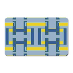 Abstract Pattern Geometric Backgrounds   Magnet (rectangular) by Eskimos