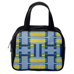 Abstract Pattern Geometric Backgrounds   Classic Handbag (one Side) by Eskimos