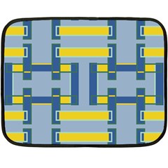 Abstract Pattern Geometric Backgrounds   Fleece Blanket (mini) by Eskimos