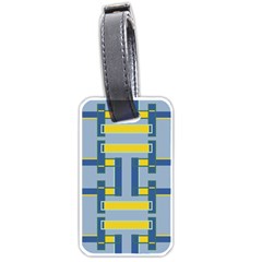 Abstract Pattern Geometric Backgrounds   Luggage Tag (one Side) by Eskimos