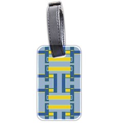 Abstract Pattern Geometric Backgrounds   Luggage Tag (two Sides) by Eskimos