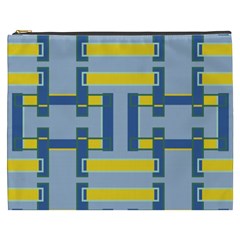 Abstract Pattern Geometric Backgrounds   Cosmetic Bag (xxxl) by Eskimos