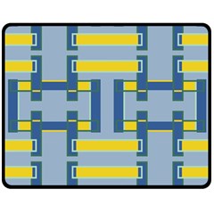 Abstract Pattern Geometric Backgrounds   Double Sided Fleece Blanket (medium)  by Eskimos