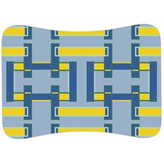 Abstract Pattern Geometric Backgrounds   Velour Seat Head Rest Cushion by Eskimos