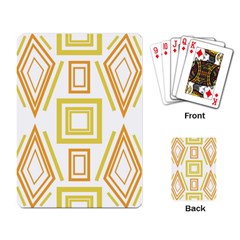 Abstract Pattern Geometric Backgrounds   Playing Cards Single Design (rectangle) by Eskimos