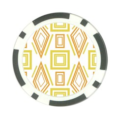 Abstract Pattern Geometric Backgrounds   Poker Chip Card Guard (10 Pack) by Eskimos