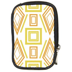 Abstract Pattern Geometric Backgrounds   Compact Camera Leather Case by Eskimos