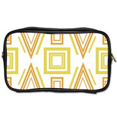 Abstract Pattern Geometric Backgrounds   Toiletries Bag (one Side) by Eskimos