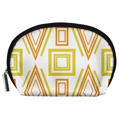 Abstract Pattern Geometric Backgrounds   Accessory Pouch (large) by Eskimos