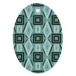 Abstract geometric design   geometric fantasy   Ornament (Oval) Front