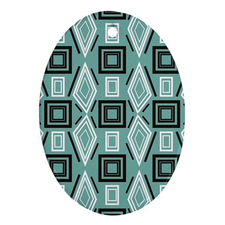 Abstract geometric design   geometric fantasy   Ornament (Oval)