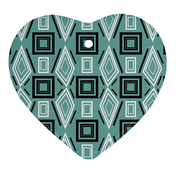 Abstract geometric design   geometric fantasy   Ornament (Heart)