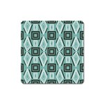 Abstract geometric design   geometric fantasy   Square Magnet Front