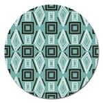 Abstract geometric design   geometric fantasy   Magnet 5  (Round) Front