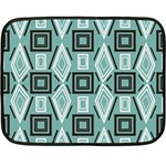 Abstract geometric design   geometric fantasy   Double Sided Fleece Blanket (Mini)  35 x27  Blanket Back