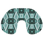 Abstract geometric design   geometric fantasy   Travel Neck Pillow Back