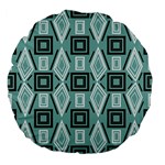 Abstract geometric design   geometric fantasy   Large 18  Premium Flano Round Cushions Front