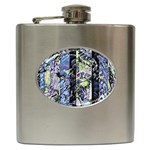 Just A Show Hip Flask (6 oz) Front