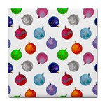 Christmas Balls Tile Coaster Front