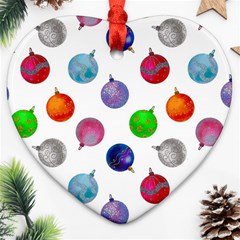 Christmas Balls Ornament (heart) by SychEva