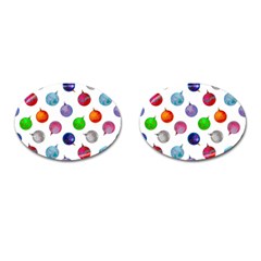 Christmas Balls Cufflinks (oval) by SychEva