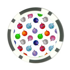 Christmas Balls Poker Chip Card Guard by SychEva