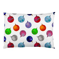 Christmas Balls Pillow Case by SychEva